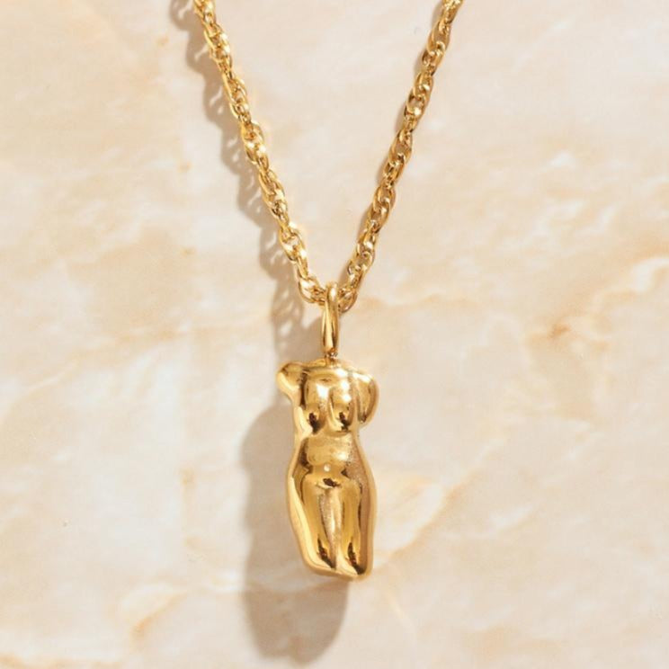 Collier Vénus Sublime Plaqué Or 18K