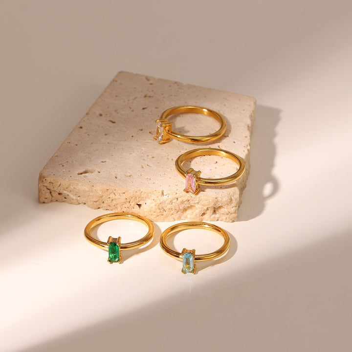 Bague Romane Plaqué Or 18k