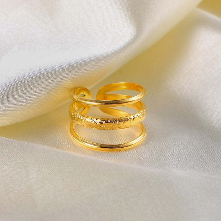Bague Rudin Plaqué Or 18k