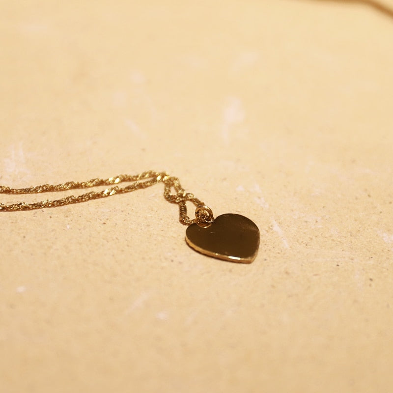 Collier Romane Plaqué Or 18k