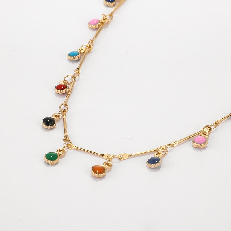 Collier Riviera Plaqué Or 18K