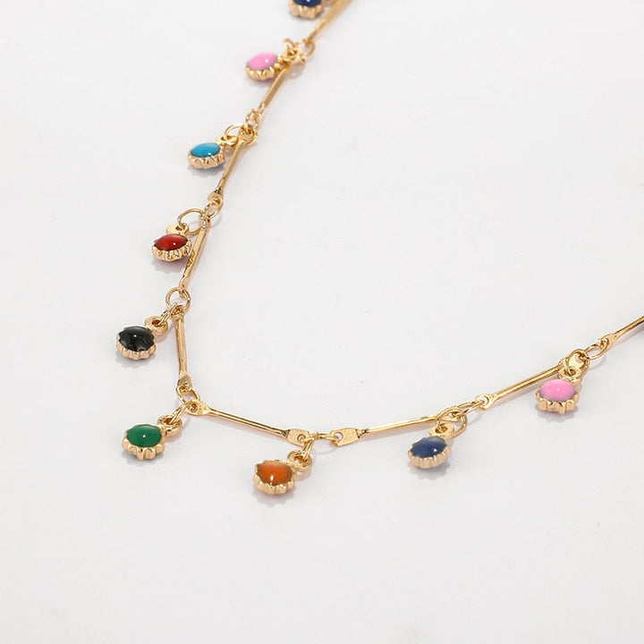 Collier Riviera Plaqué Or 18K