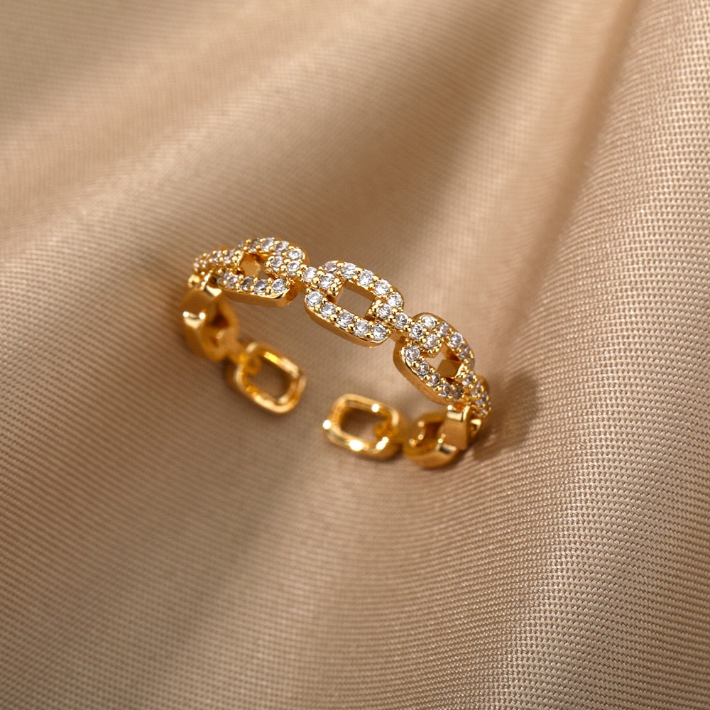 Bague Menalia Plaqué Or 18k