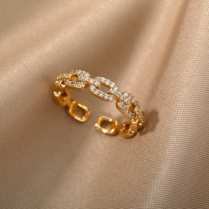 Bague Menalia Plaqué Or 18k