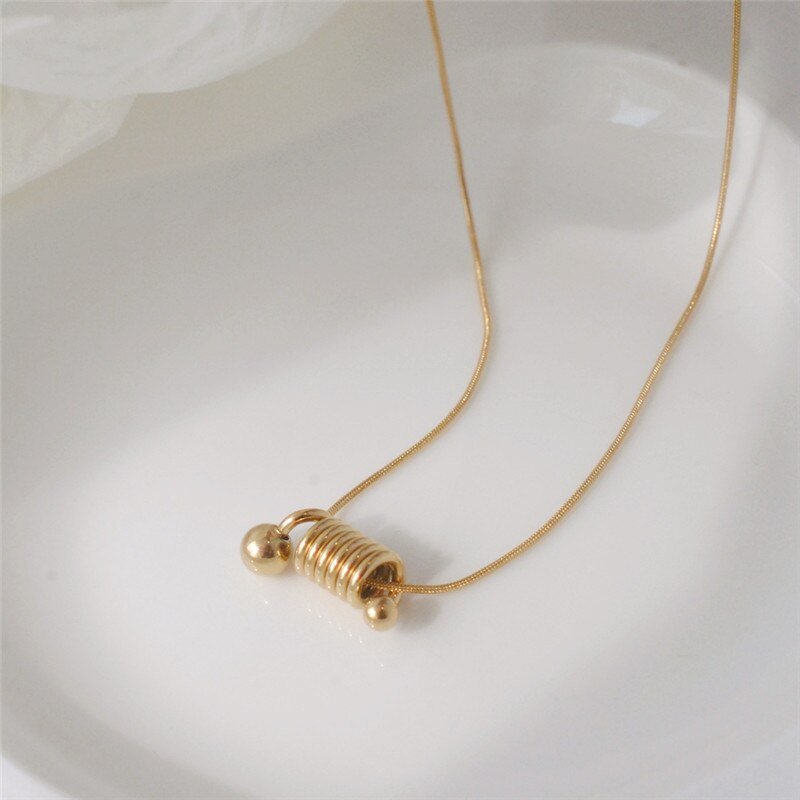Collier Cléo Plaqué Or 18K