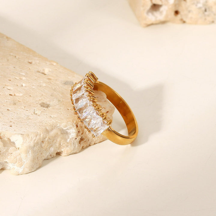 Bague Rivola Plaqué Or 18K