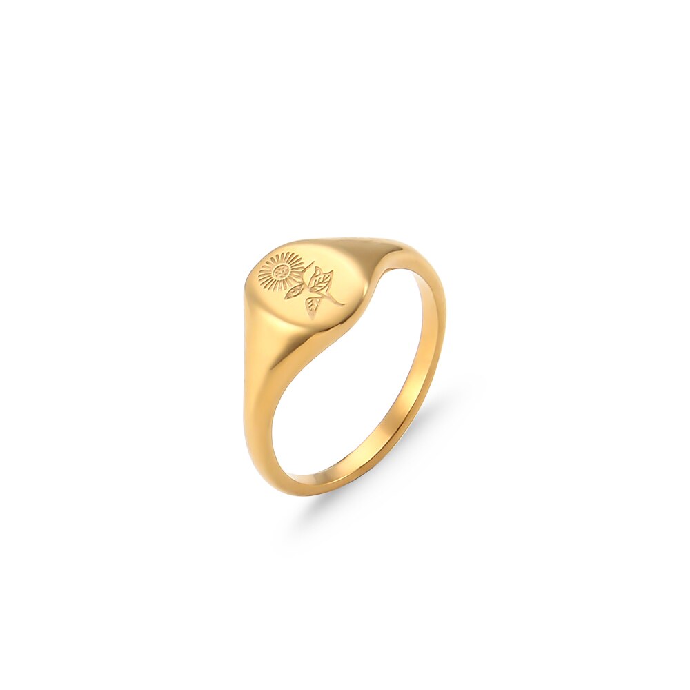 Bague Botanica Plaqué Or 18k