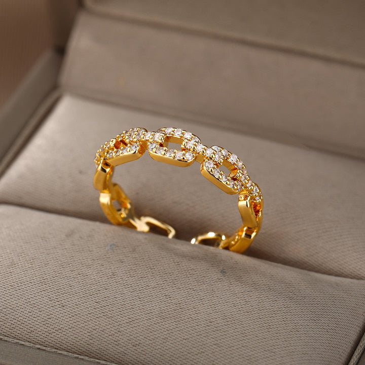 Bague Menalia Plaqué Or 18k