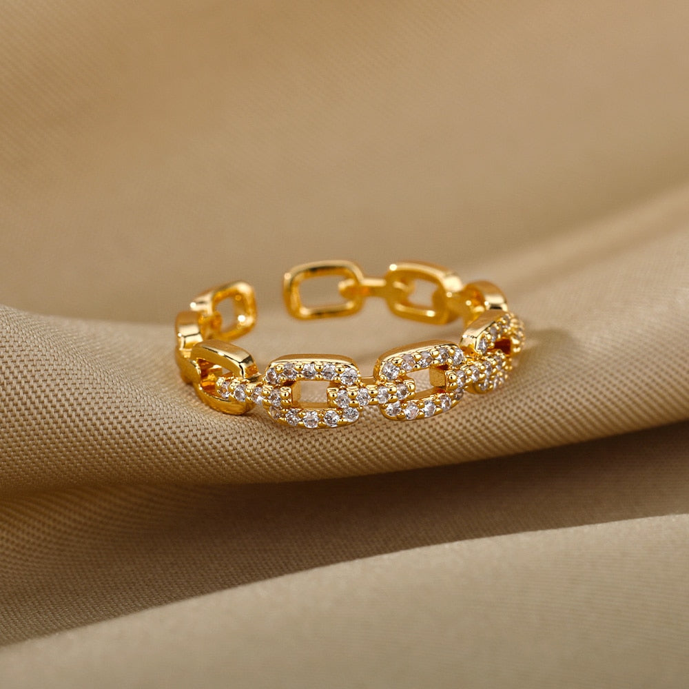 Bague Menalia Plaqué Or 18k