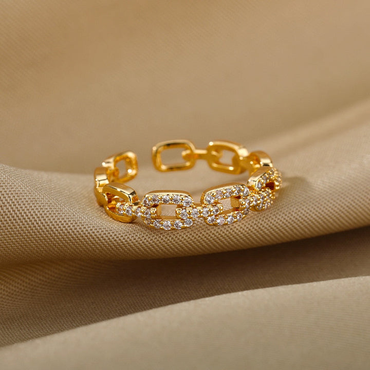 Bague Menalia Plaqué Or 18k