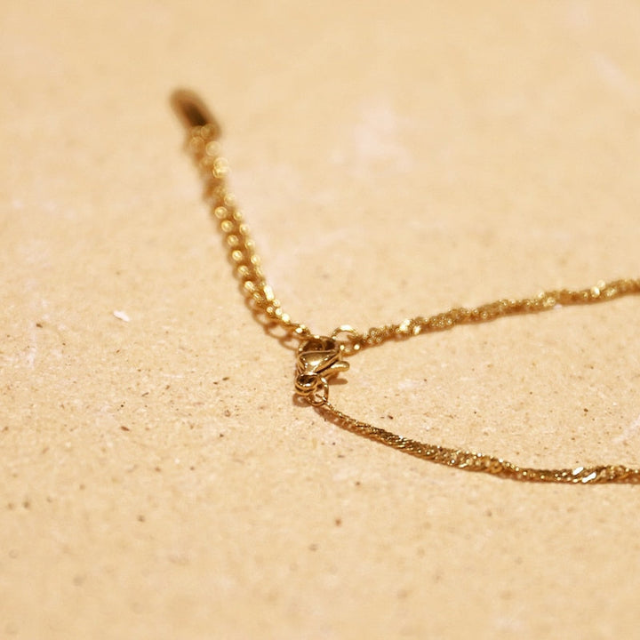 Collier Romane Plaqué Or 18k