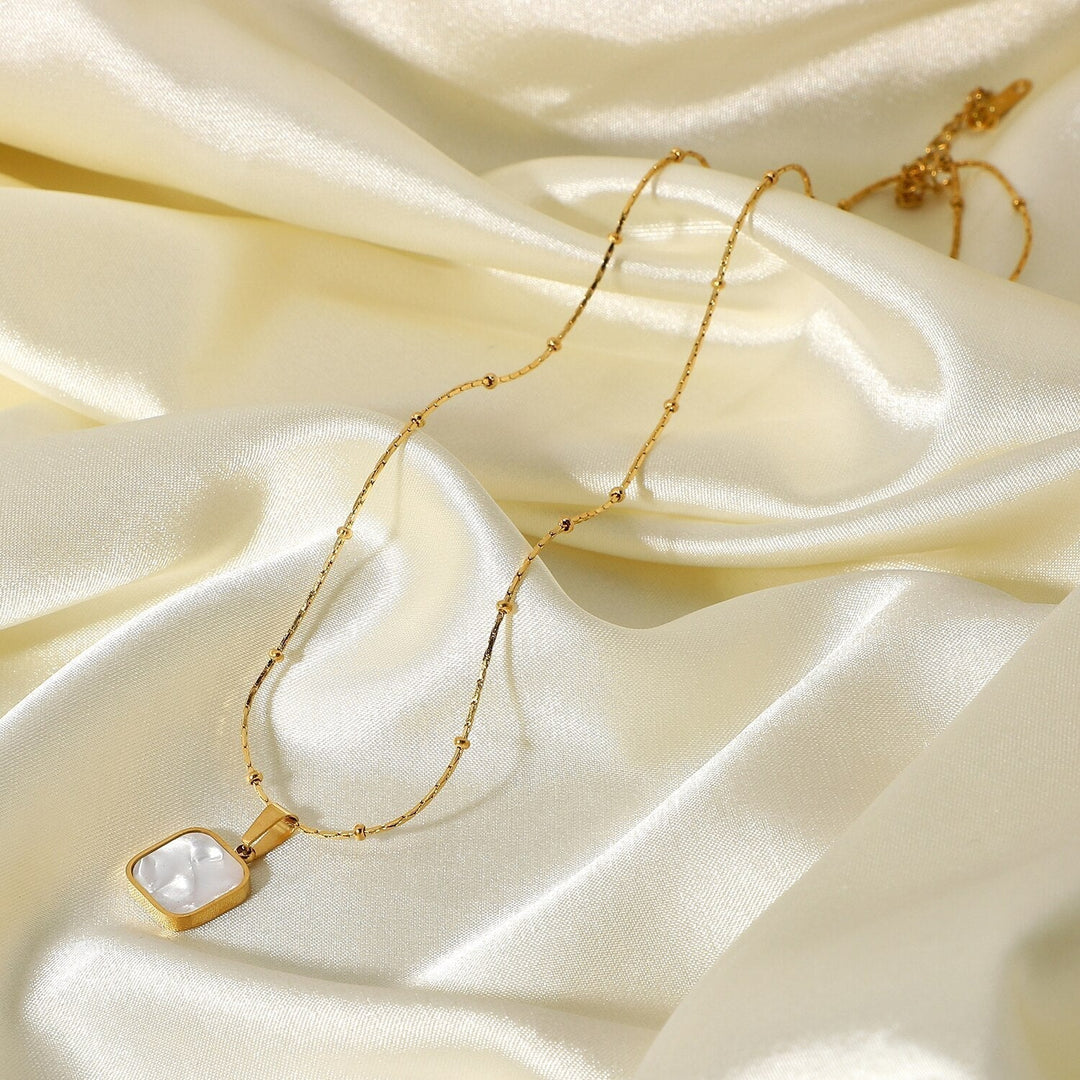Collier Lacré Plaqué Or 18k