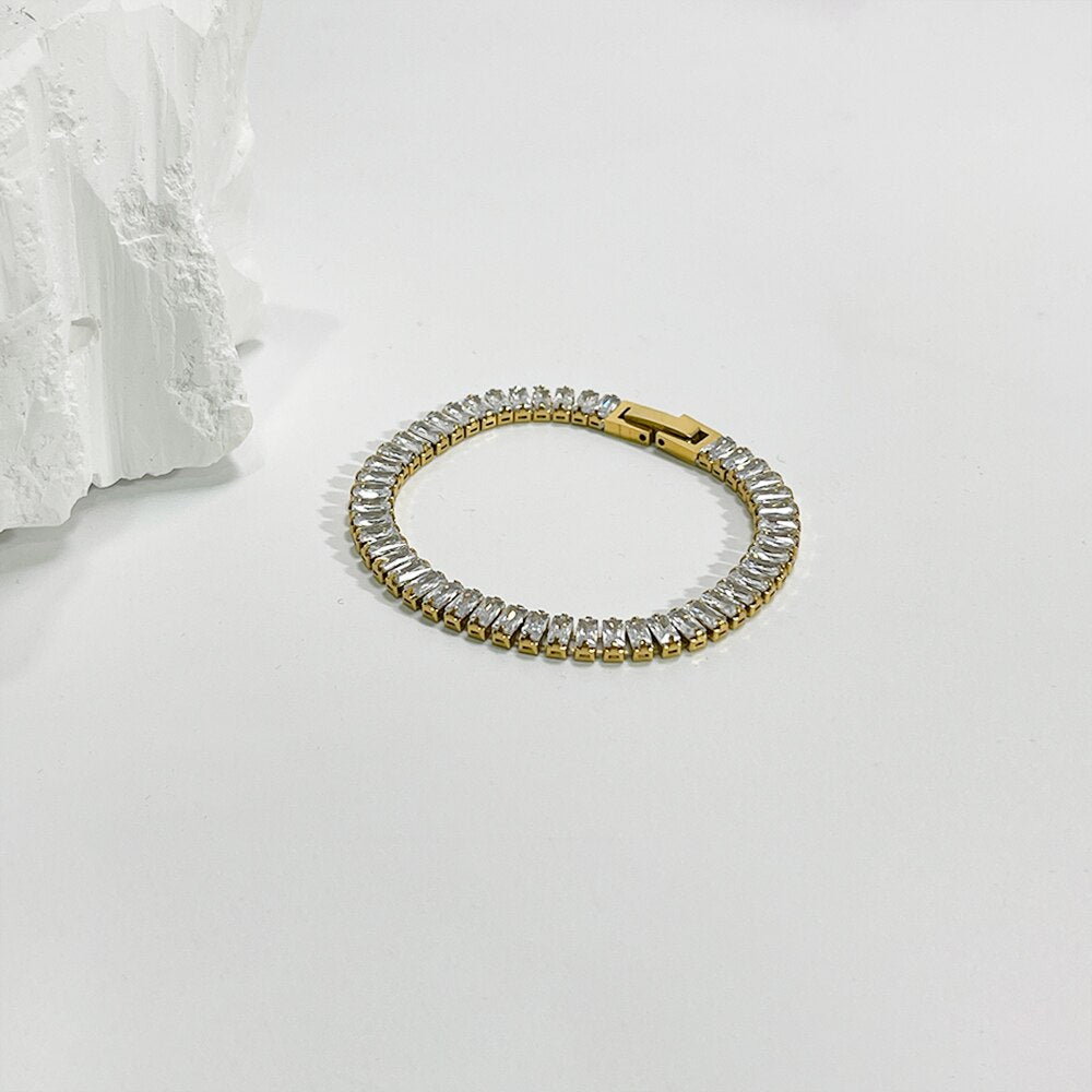 Bracelet Diane Plaqué Or 18k