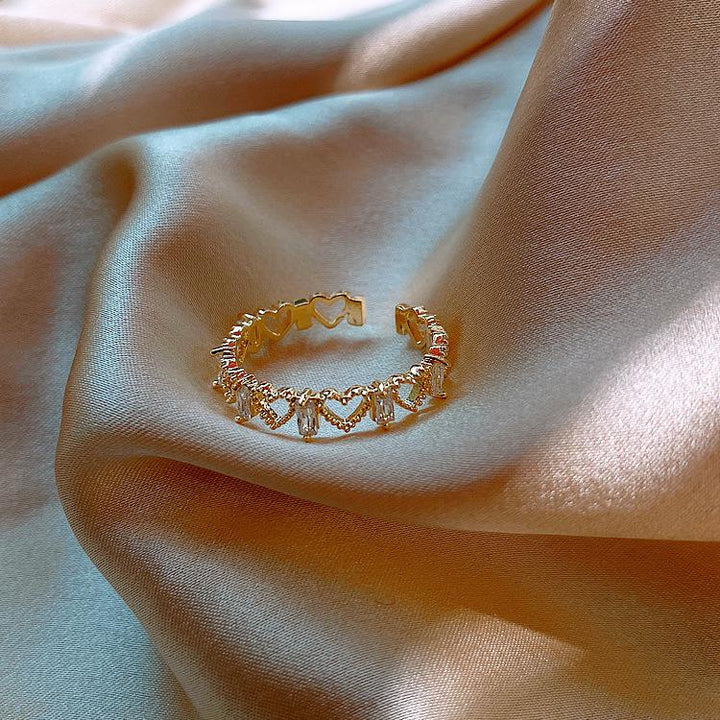 Bague Rucian d'Amour Plaqué Or 18k