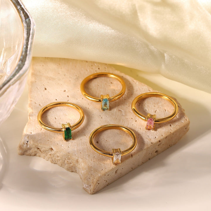 Bague Romane Plaqué Or 18k