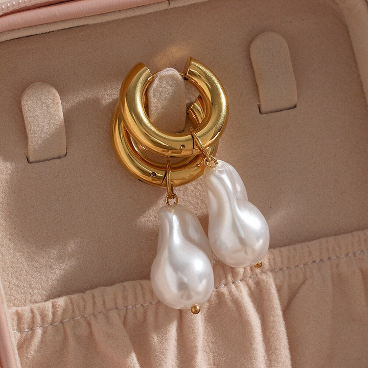 Boucles d'oreilles Riviera Plaqué Or 18k