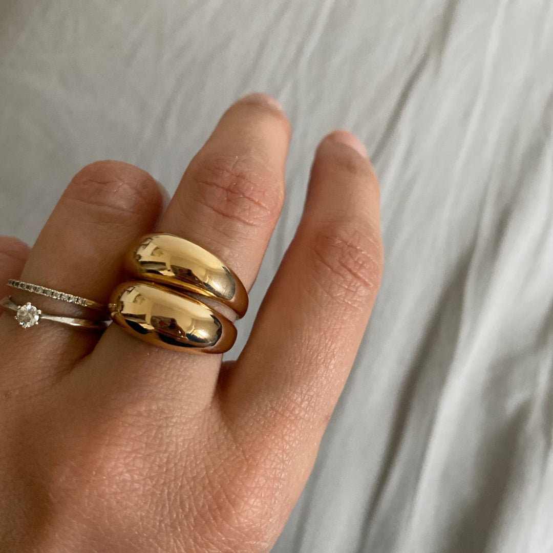 Bague Elysia Plaqué Or 18k