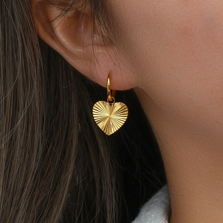 Boucles d'oreilles Hélios Plaqué Or 18k