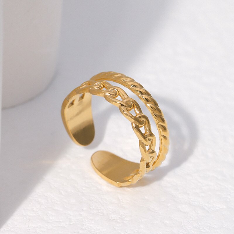 Bague Divia Plaqué Or 18k