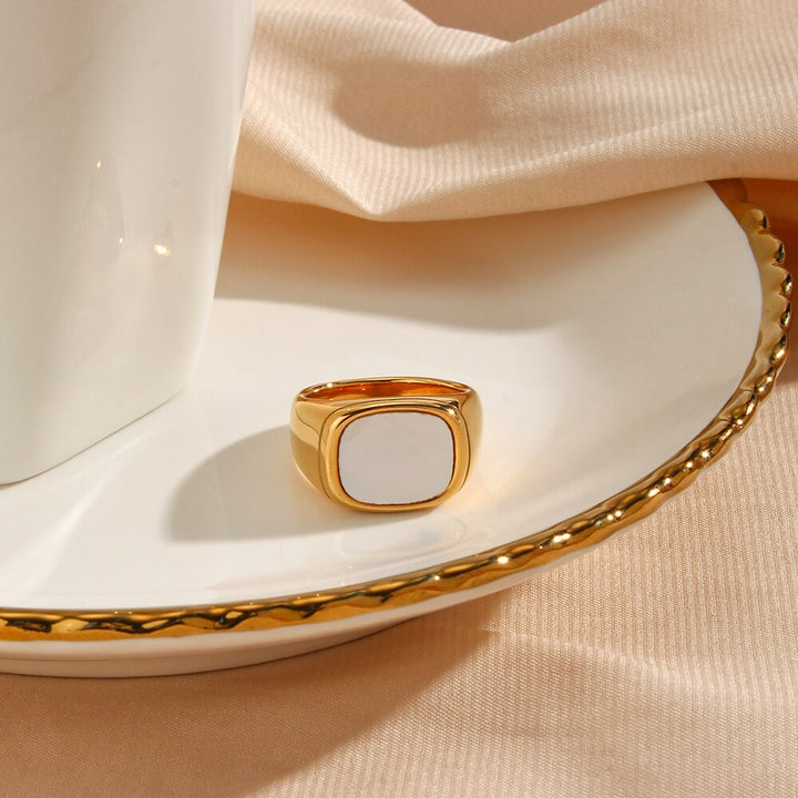 Bague Impériale Plaqué Or 18k