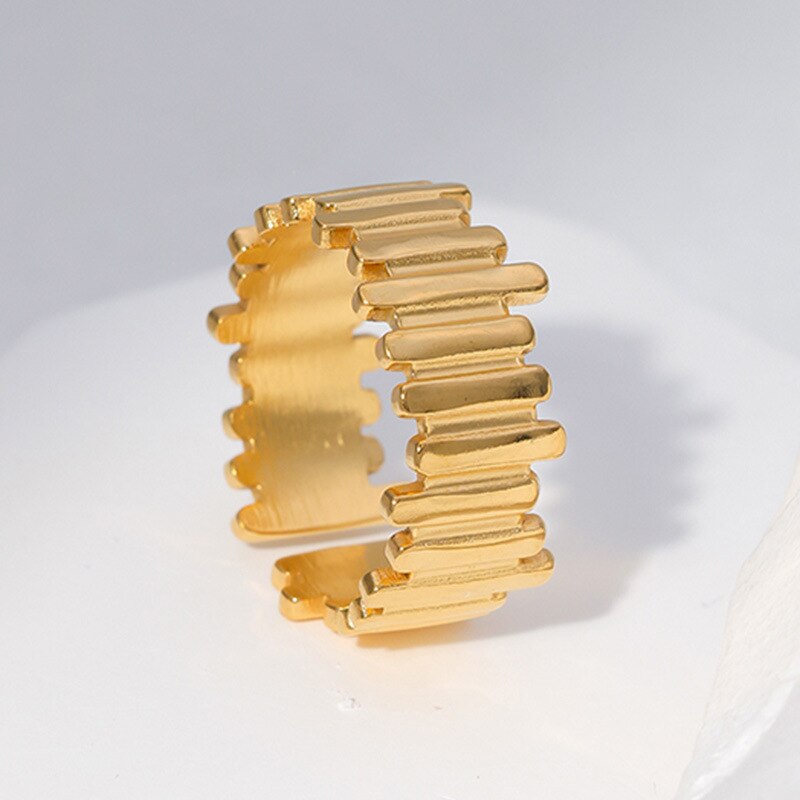 Bague Solaire Plaqué Or 18k