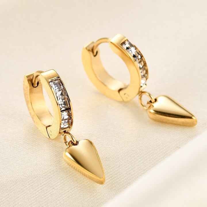 Lea Mini-créoles Plaqué Or 18K