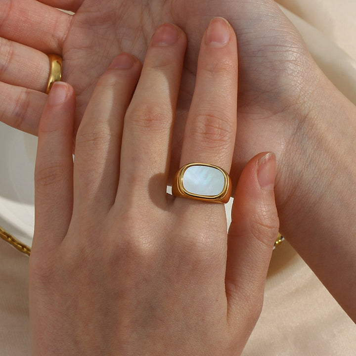 Bague Impériale Plaqué Or 18k