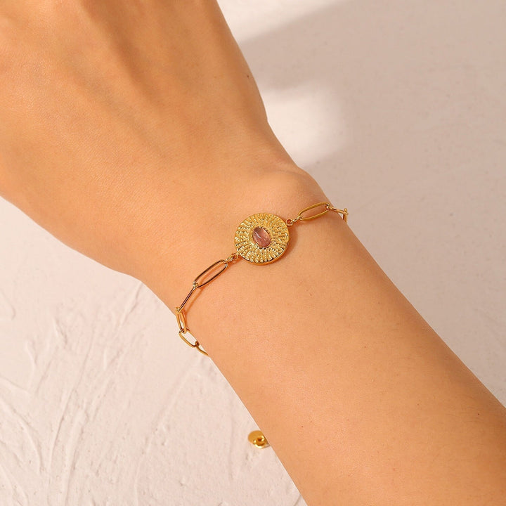 Bracelet Hélios Plaqué Or 18K