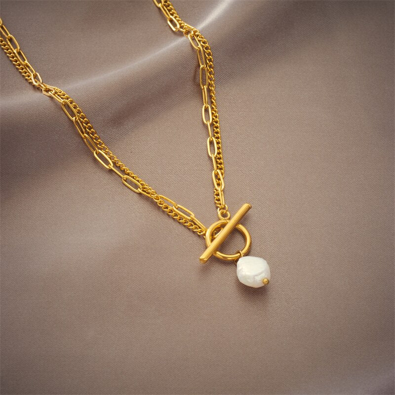 Collier Esté Plaqué Or 18K