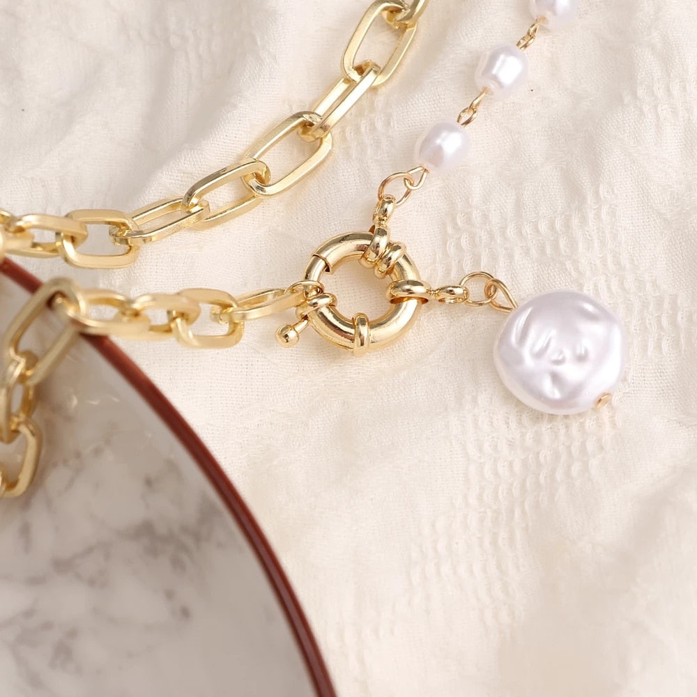 Collier Éguérie Plaqué Or 18k