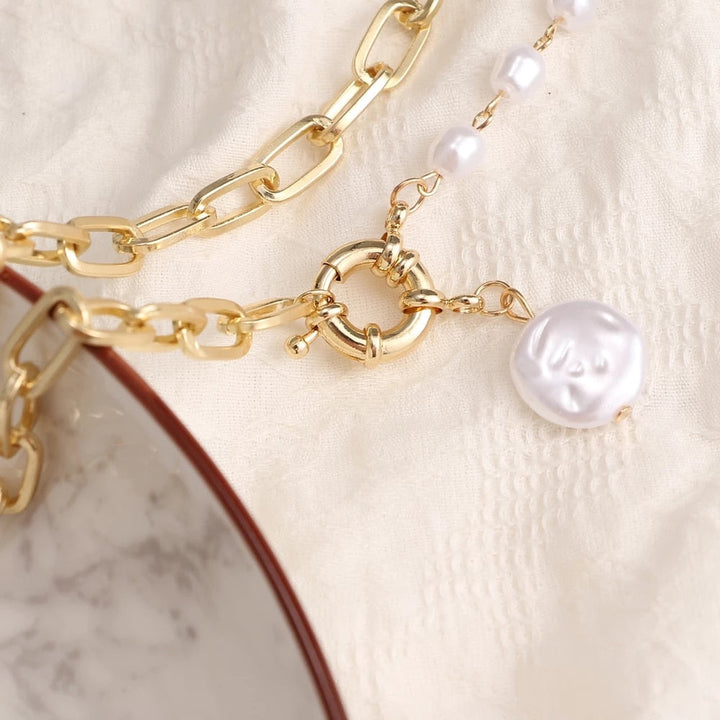 Collier Éguérie Plaqué Or 18k