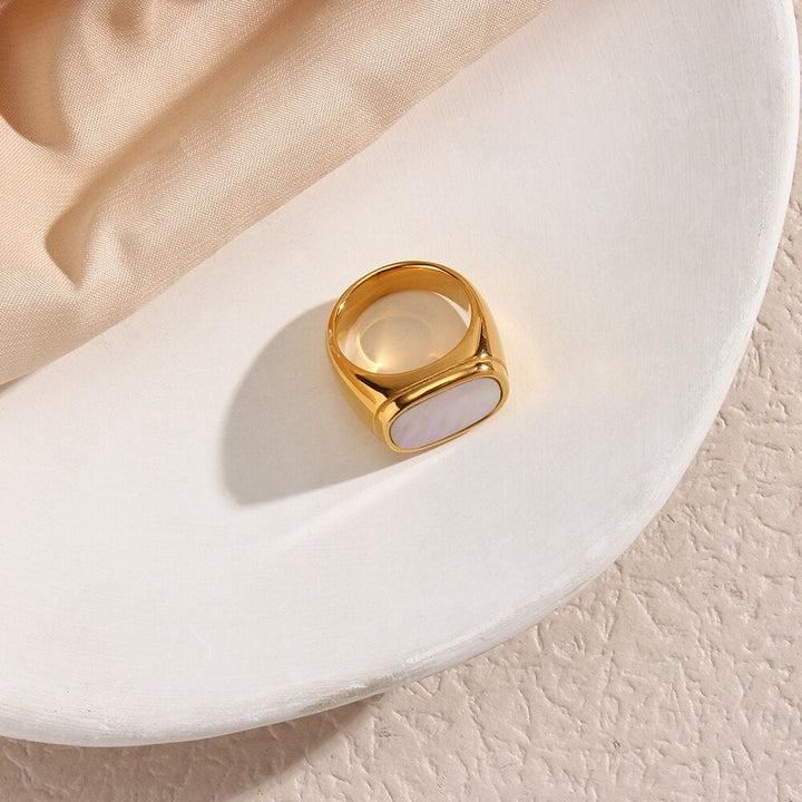 Bague Impériale Plaqué Or 18k