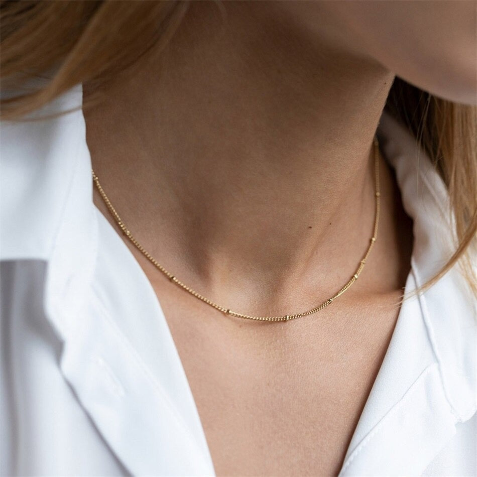 Collier Astrid Plaqué Or 18k