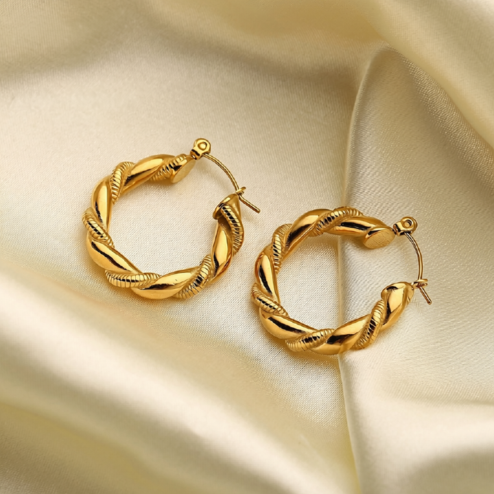 Boucles d'oreilles Camie Plaqué Or 18k